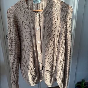 Blarney Woollen Mills 100% cotton cardigan